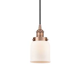 616-1ph-ac-g51 Innovations Lighting 616-1ph-10-5 Bell Pendant 5 Inch W Mini - Antique Copper /