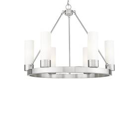617-6cr-sn-g617-8wh Innovations Lighting 617-6cr-24-29-8 Boreas Chandelier 6 - White