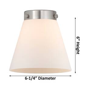 Innovations Lighting 636983979882 Franklin Restoration Cone - 1 Light 6 Inch