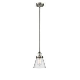 Innovations Lighting 636983990467 Franklin Restoration Cone - 1 Light 6 Inch Stem Hung Mini