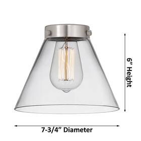 Innovations Lighting 638932419920 Franklin Restoration Cone - 1 Light 8 Inch Stem Hung Mini