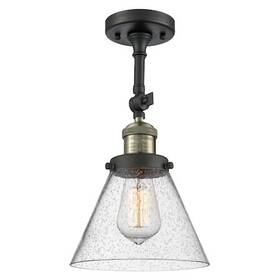 Innovations Lighting 638932468089 201f-bab-g44-led One Light Vintage Dimmable Led Semi-flush