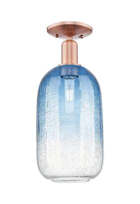 716-1c-ac-g482-7sb Innovations Lighting 716-1c-17-7 Brookhaven Cloche Semi-flush - Antique Copper /
