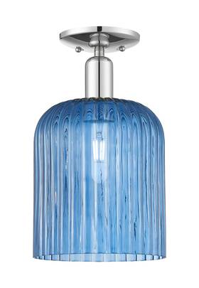 716-1c-pc-g559-8bl Innovations Lighting 716-1c-14-8 Bridal Veil Semi-flush - Blue