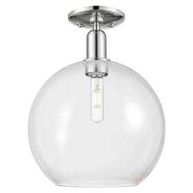 716-1c-pn-g122-12 Innovations Lighting 716-1c-16-12 Athens Semi-flush 12 Inch W - Nickel