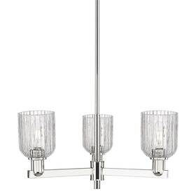 716-3cr-pn-g559-5cl Innovations Lighting 716-3cr-9-18 Bridal Veil Chandelier - Nickel
