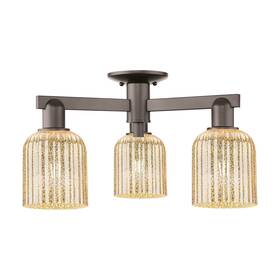 716-3f-ob-g559-5me Innovations Lighting 716-3f-11-23 Bridal Veil Semi-flush - Bronze