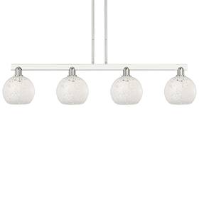 716-4i-pn-g1216-8wm Innovations Lighting 716-4i-11-51 White Mouchette Linear - Polished Nickel