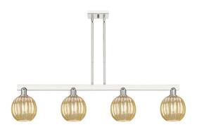 716-4i-pn-g458-7me Innovations Lighting 716-4i-11-48 Preston Linear 4 Light - Nickel