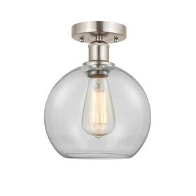 Innovations Lighting 729625139819 Edison Athens - 1 Light 8 Inch Semi-flush