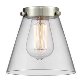 Innovations Lighting 729625161810 Edison Cone - 1 Light 7 Inch Semi-flush Mount
