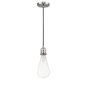Innovations Lighting 745684339656 Franklin Rest Bare Bulb 1-lt Mini Pendant Sn - 200c-sn-bb125led