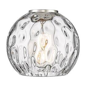 Innovations Lighting 745684635529 Athens Water Glass - 1 Light 6 Inch Semi-flush Mount