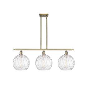 Innovations Lighting 745684639442 Athens Water Glass 3 Light 37 Inch Stem