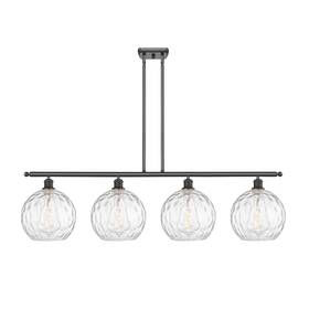 Innovations Lighting 745684640783 Athens Water Glass - 4 Light 48 Inch Island