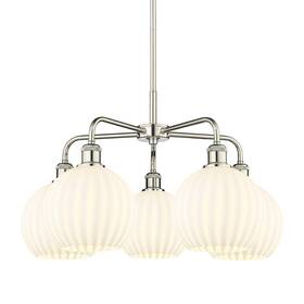 Innovations Lighting 745684743309 516-5c-16-26-white Venetian-indoor - Polished Nickel /