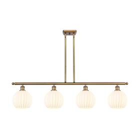 Innovations Lighting 745684747703 516-4i-11-48-white Venetian-indoor Pendant - Brushed Brass