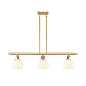Innovations Lighting 745684750024 516-3i-9-36-white Venetian-indoor Pendant - Satin Gold /