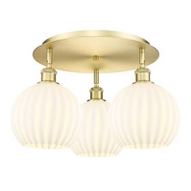 Innovations Lighting 745684751885 516-3c-11-20-white Venetian-indoor Ceiling - Satin Gold /