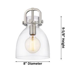 Innovations Lighting 745684851288 Newton Bell - 4 Light 8 Inch Cord Hung
