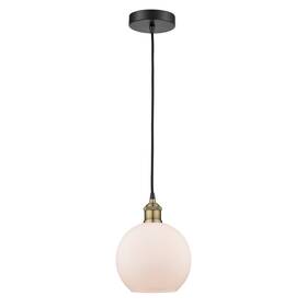 Innovations Lighting 745684928706 Athens - 1 Light 8 Inch Cord Hung Mini