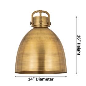Innovations Lighting 745684989479 Newton Metal Bell - 1 Light 14 Inch Stem