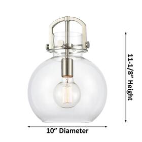 Innovations Lighting 745684991380 Newton Sphere - 1 Light 10 Inch Cord Hung