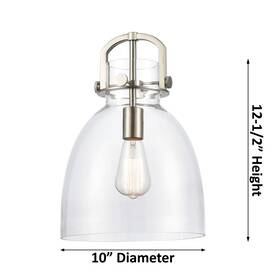 Innovations Lighting 745684991465 Newton Bell - 1 Light 10 Inch Cord Hung Pendant