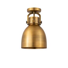 Innovations Lighting 745684993834 Newton Metal Bell - 1 Light 8 Inch Flush Mount