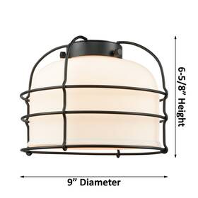 Innovations Lighting 793588813130 Bell Cage - 1 Light 9 Inch Mini Pendant