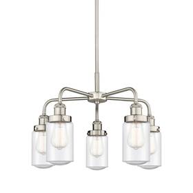 916-5cr-sn-g314 Innovations Lighting 916-5cr-16-23 Dover Chandelier 5 Light - Nickel