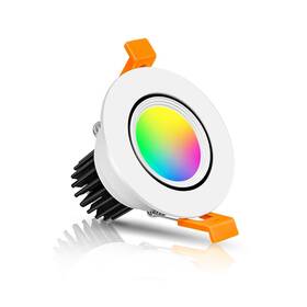 Sf-cob-zntd-5w-1p Inshareplus Smart Recessed Lighting 2 Inch Wifi Led Downlight 5w 120v Rgbcw C... Fast Ship