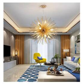 Interloper 098931473024 Starburst Chandelier Nordic Spark Sputnik Contemporary Ceiling Art