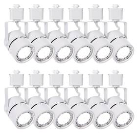 Intwell 795847412580 12 Pack Led Track Light Heads 7w H Type Lighting For Ceiling Spot