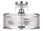 Isf626a03bn Canarm Beckett Bulb Mount With Metal Mesh Shade 062345382937