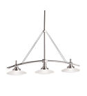 2955ni Island Kichler Structures Brushed Light 3 Nickel Lighting