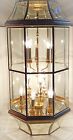 160.095 Issue Maxim Lighting Beautiful 8 Sided 32 Panel Beveled Glass Chandelier 12 Bulbs