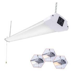 Hwtlsl-4ft48w J&l Lighting Technology Co. Ltd Led Shop Light 4ft 48w Linkable Utility Integrated Ceiling 1 Pack
