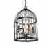 Ja14004 Rustic Bird Cage Iron Frame Burbank 4 Light Foyer Lantern In Oil Rubbed Bronze