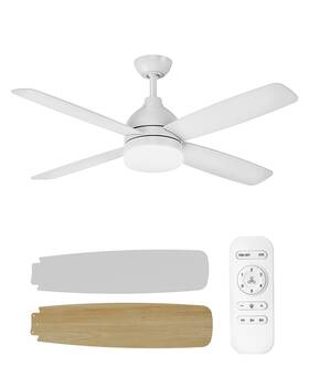 Jk0623020 Jackyled 52 Inch Ceiling Fan With Light Remote Control 6 Speeds And 3-colo