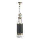 04196 Jardins Cyan Les Design 3 Oxide Shade Byzantine Black Pendant Light