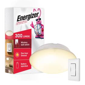 58823-t1 Jasco Products Company Llc Energizer Led Ceiling Light Fixture 300 Lumens Battery Operated Wireless