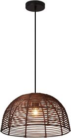 Mj-hz304 Jefhya Rattan Wicker Bamboo Pendant Light Brown New Free Shipping