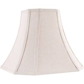 Jerhous 705735756924 Beige Square Cut Corner Bell Lamp Shade Medium Lampshade 6.5 Top 13 Botto