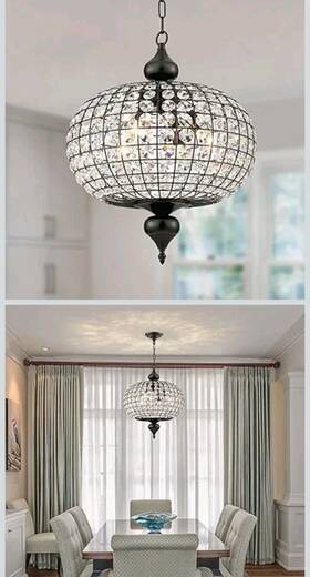 Jfqit 81010000042728 Allenglade 4-light Unique Antique B-black Globe Chandelier Crystal Accents Ob
