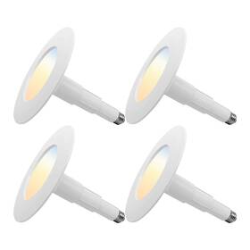 Rn6758cctdim26e4p Jolux 4-pack 5/6 Inch 5cct Retrofit Led Recessed Lightingselectable 2700k/3000k/3