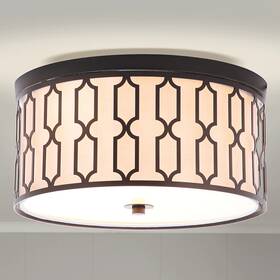 Jonathan Y 196868006190 Thatcher Metal Led Flush Mount By