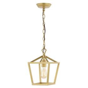Jyl7618b Jonathan Y 196868051190 Pagoda 8 Inch 1-light Vintage Farmhouse Iron Chain Led