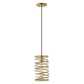 Jyl7910a Jonathan Y 196868054016 Helisa 7.25 Inch 1-light Modern Contemporary Iron Spiral Led Pendant Go