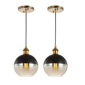 Jonathan Y 196868087601 Jyl3513a-set2 Nixon 7.5 Inch 1-light Mid-century Modern Metal/glass Adjustable Dr